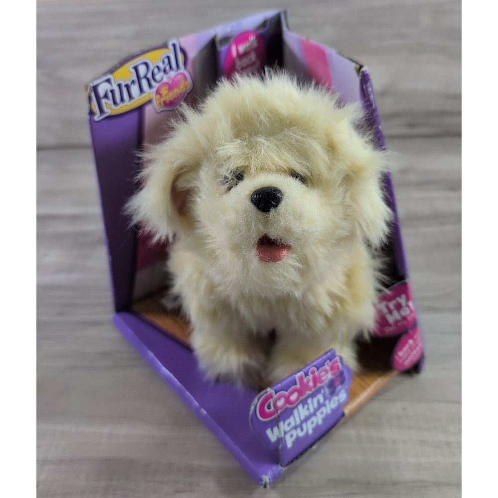 Hasbro FurReal Friends RARE Cookie's Walkin Pups Golden Lab Retriever Puppy